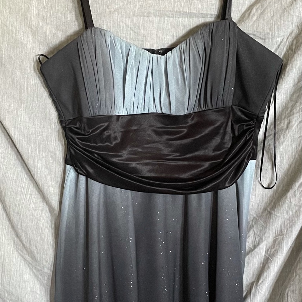 Plus Size Black and Grey party dress